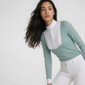 Competition Top Heritage Air Long Sleeve Mint Green Competition Top Heritage Air Long Sleeve Mint Green