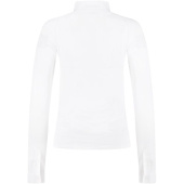 Competition Top Classic Glitter Zipper Long Sleeve White Competition Top Classic Glitter Zipper Long Sleeve White