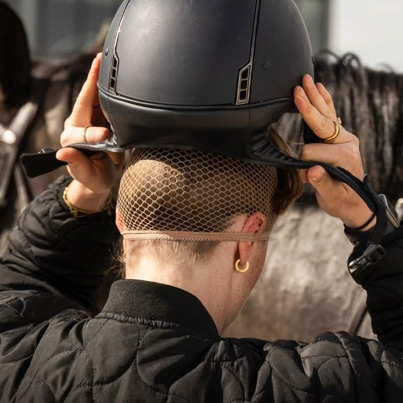 Hair Net Riding Wear 2-pack Light Brown