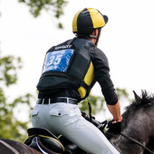 Number Holder Eventing Bib Black Number Holder Eventing Bib Black