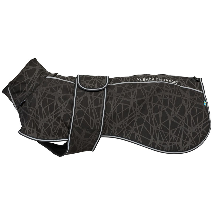 Dog Coat Softshell Buddy 2.0 Long Back Black