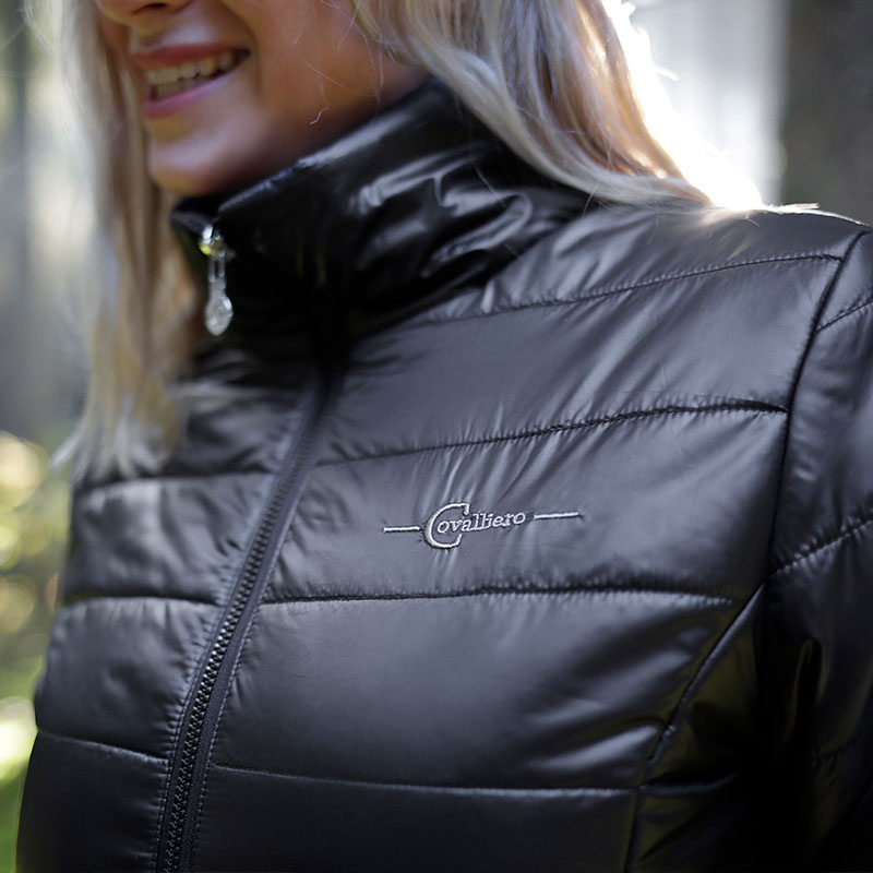 Quilted Riding Jacket Black