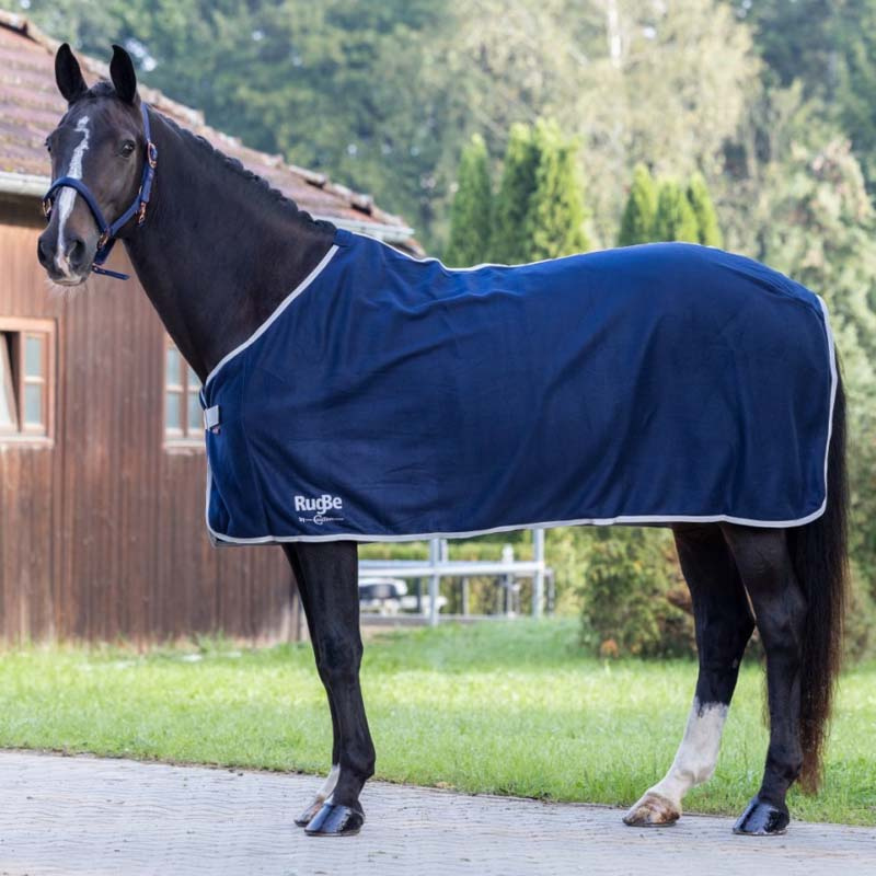 Fleece Rug RugBe Economic Navy Blue