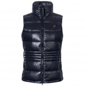 Quilted Riding Vest Navy Blue