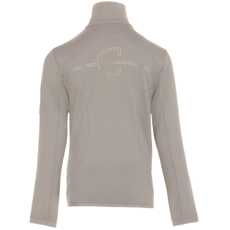 Functional Shirt Kids/Junior 2-Ways Zip Beige