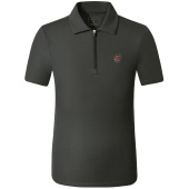 T-shirt Men's Anniversary 1/2 Zip Grey T-shirt Men's Anniversary 1/2 Zip Grey