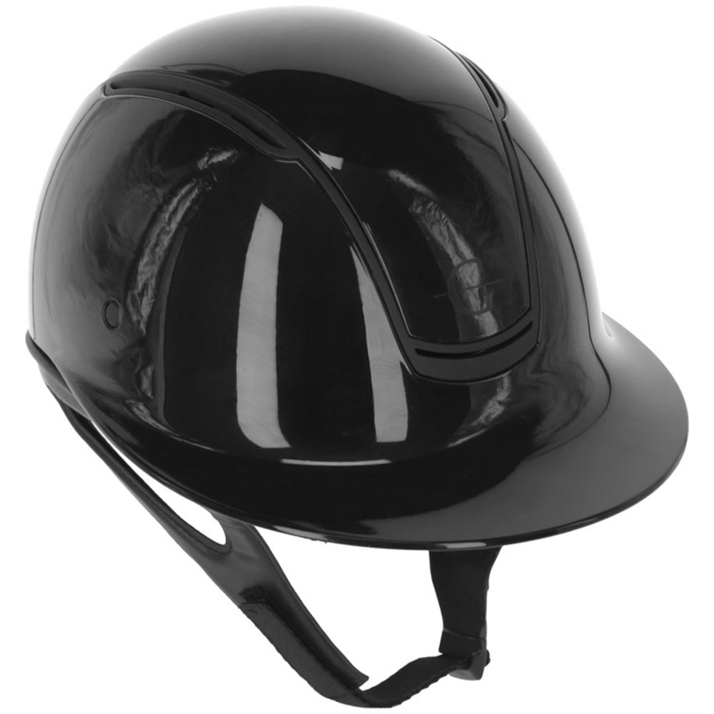 Riding Helmet Eclipse Polo Glossy Black