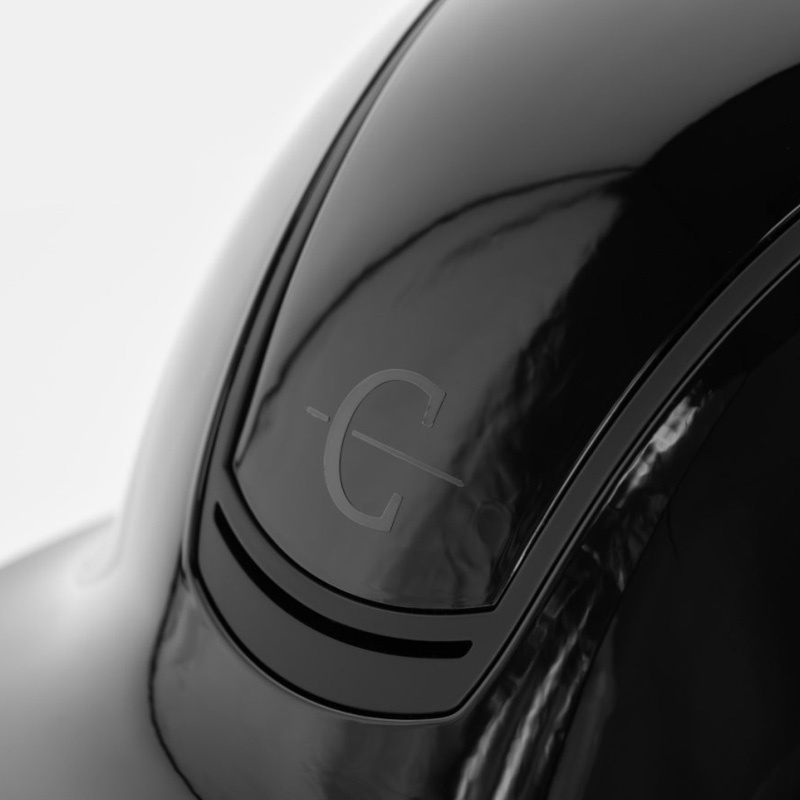 Riding Helmet Eclipse Polo Glossy Black