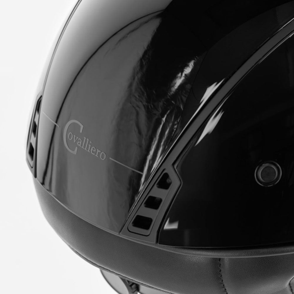 Riding Helmet Eclipse Polo Glossy Black