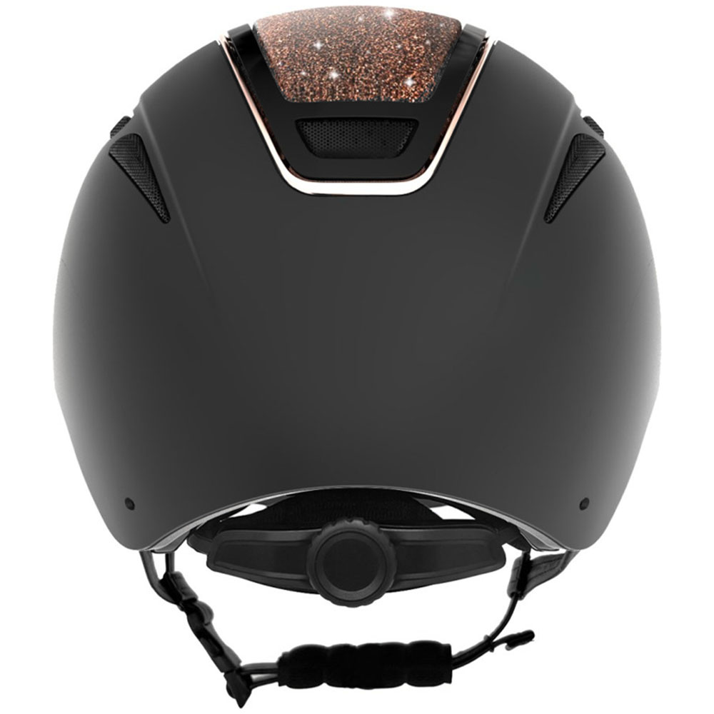 Riding Helmet Elite Rose Gold Black