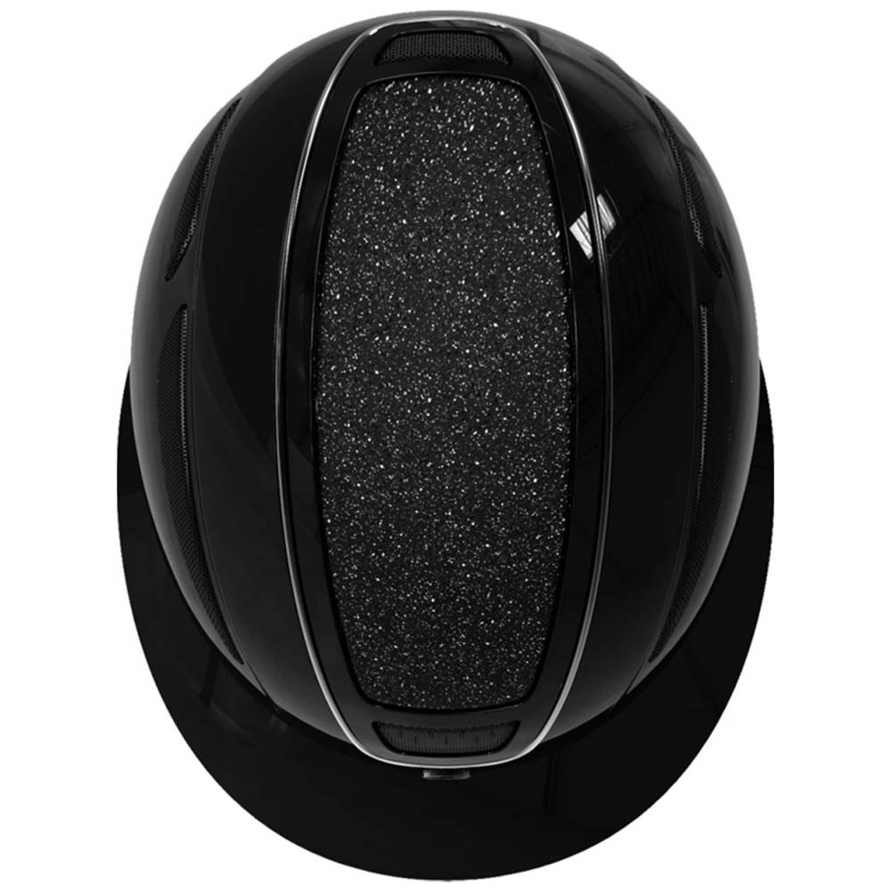 Riding Helmet Elite Polo Glossy Black