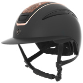 Riding Helmet Elite Polo Rose Gold Black Riding Helmet Elite Polo Rose Gold Black