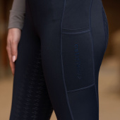 Winter Riding Tights Grip Helskodda Navy Blue Winter Riding Tights Grip Helskodda Navy Blue
