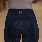 Winter Riding Tights Grip Helskodda Navy Blue Winter Riding Tights Grip Helskodda Navy Blue