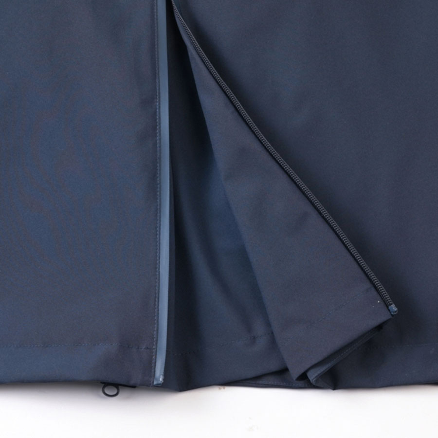Raincoat 2-Way Zip Navy Blue