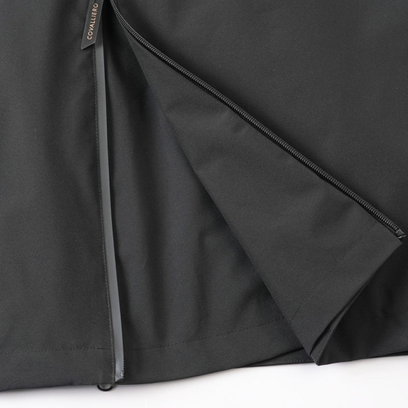 Raincoat 2-Way Zip Black