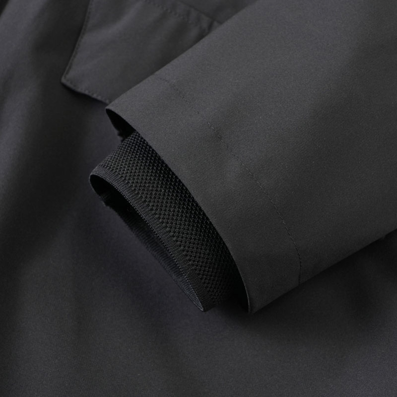 Raincoat 2-Way Zip Black