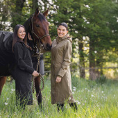 Raincoat 2-Way Zip Black Raincoat 2-Way Zip Black