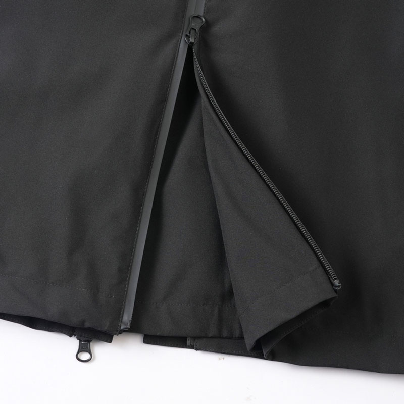 Raincoat Child/Junior 2-Way Zip Black