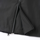 Raincoat Child/Junior 2-Way Zip Black Raincoat Child/Junior 2-Way Zip Black