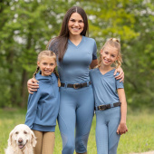 T-Shirt Child/Junior V-Neck Blue T-Shirt Child/Junior V-Neck Blue