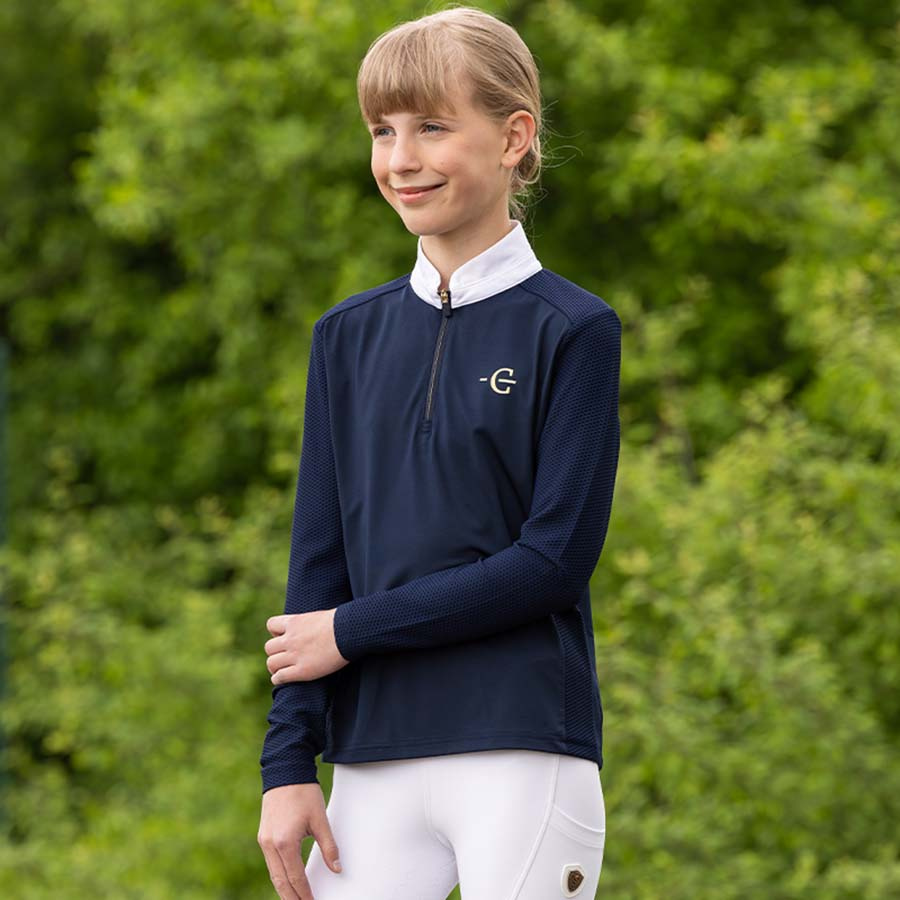Competition Top Child/Junior Competition Longsleeve Navy Blue