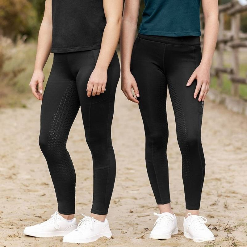 Riding Tights Kids/Junior Ella Full Grip Black