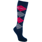 Riding Socks Brescia Navy/Pink Riding Socks Brescia Navy/Pink