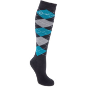 Riding Socks Brescia Gray/Blue Riding Socks Brescia Gray/Blue