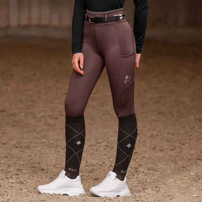 Riding Tights Kids/Junior Ella Full Grip Brown