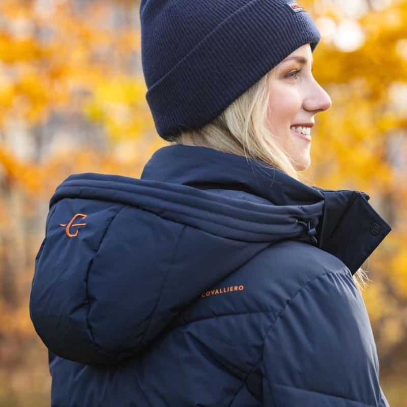 Riding Coat Winter Navy Blue
