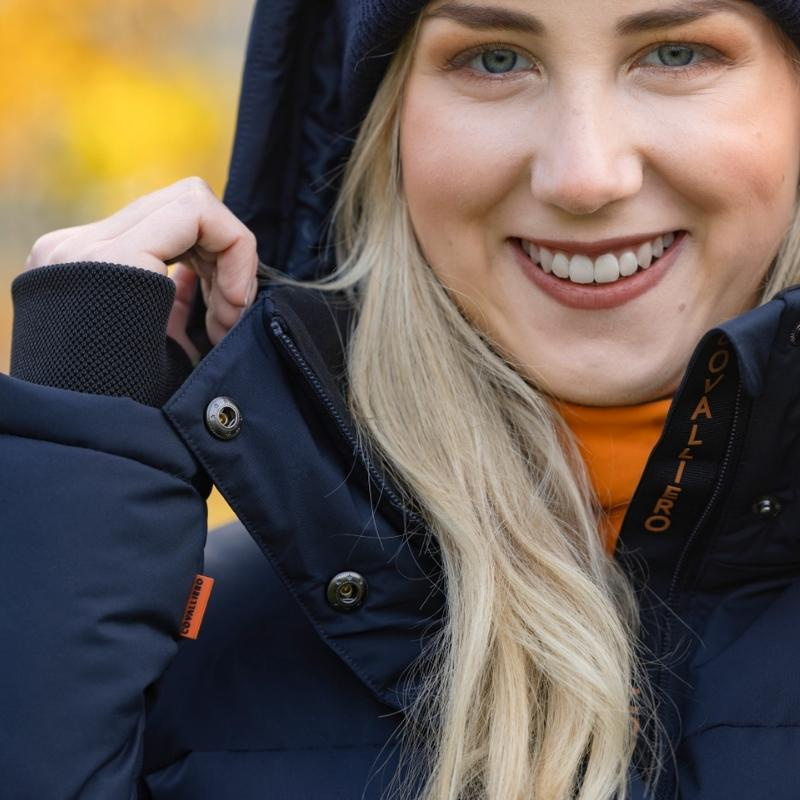 Riding Coat Winter Navy Blue