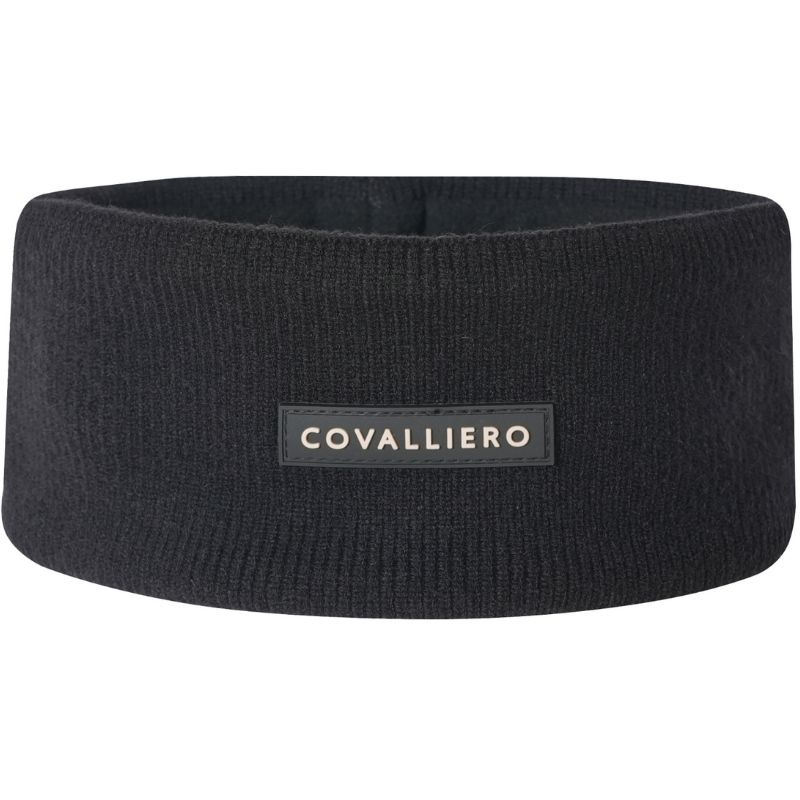 Headband Knitted Fleece Black 