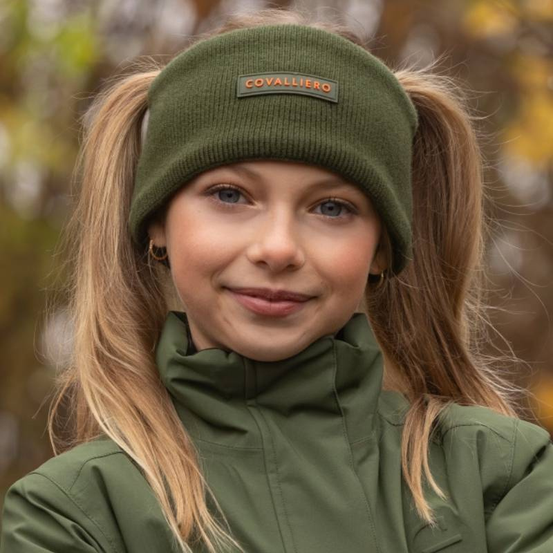 Headband Knitted Fleece Green 