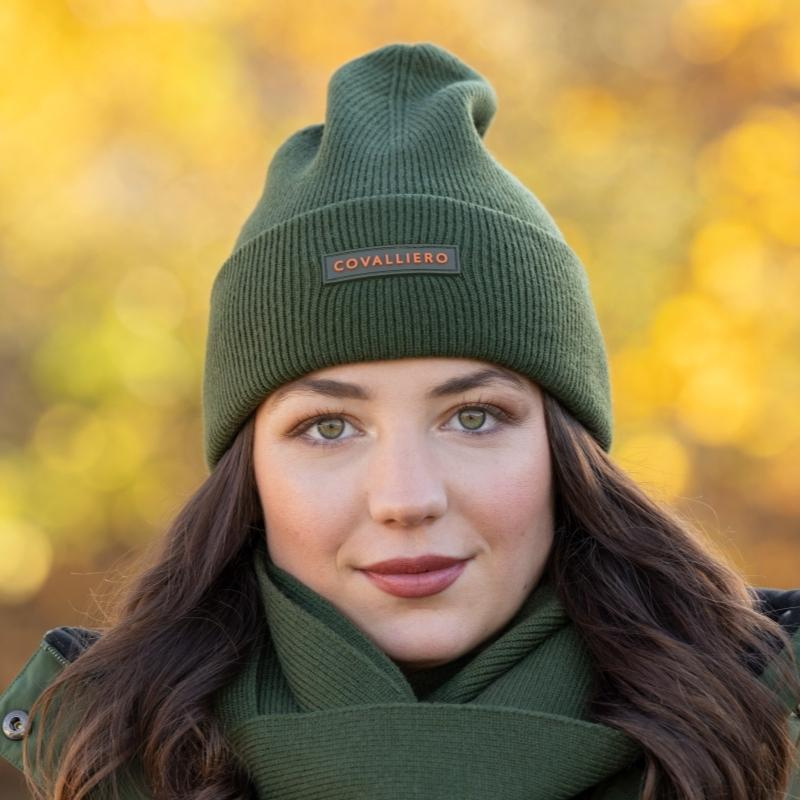 Beanie Knitted Green 