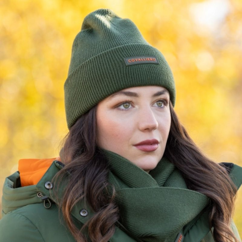 Beanie Knitted Green 