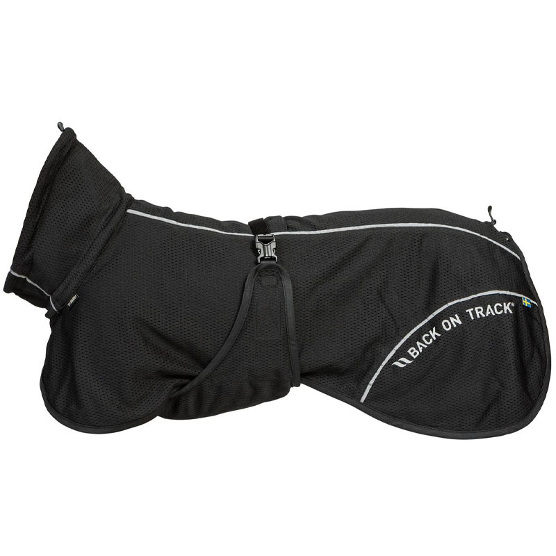 Dog Coat Mesh Bay High Tail Black
