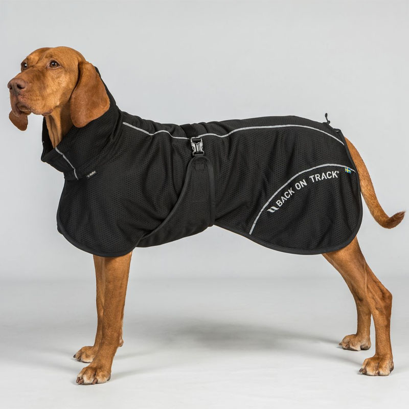Dog Coat Mesh Bay High Tail Black