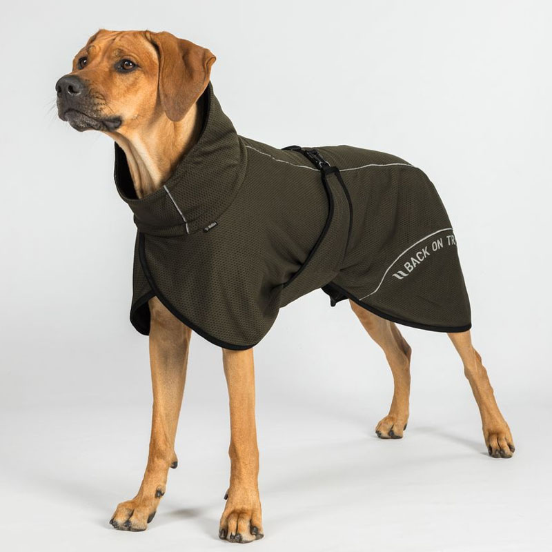 Dog Coat Mesh Bay Low Tail Olive Green