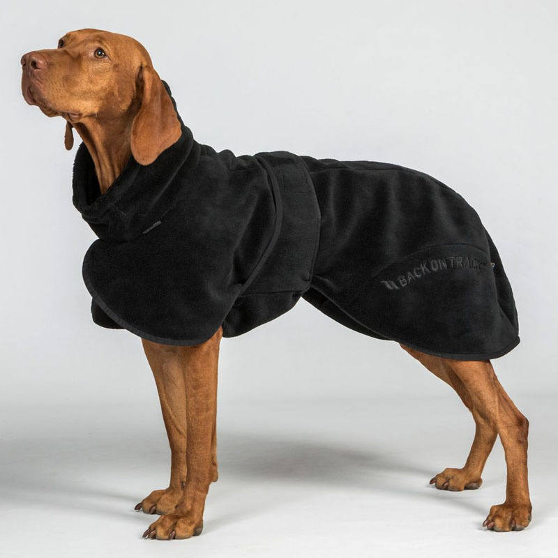Drying Coat Dog Bay Low Tail Black