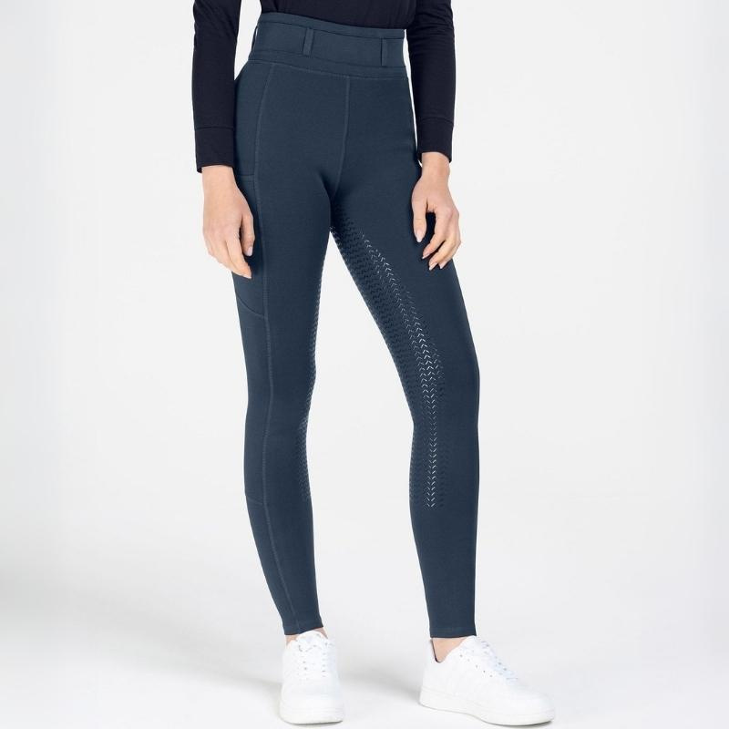 Winter Riding Tights Ella Full Grip Navy Blue