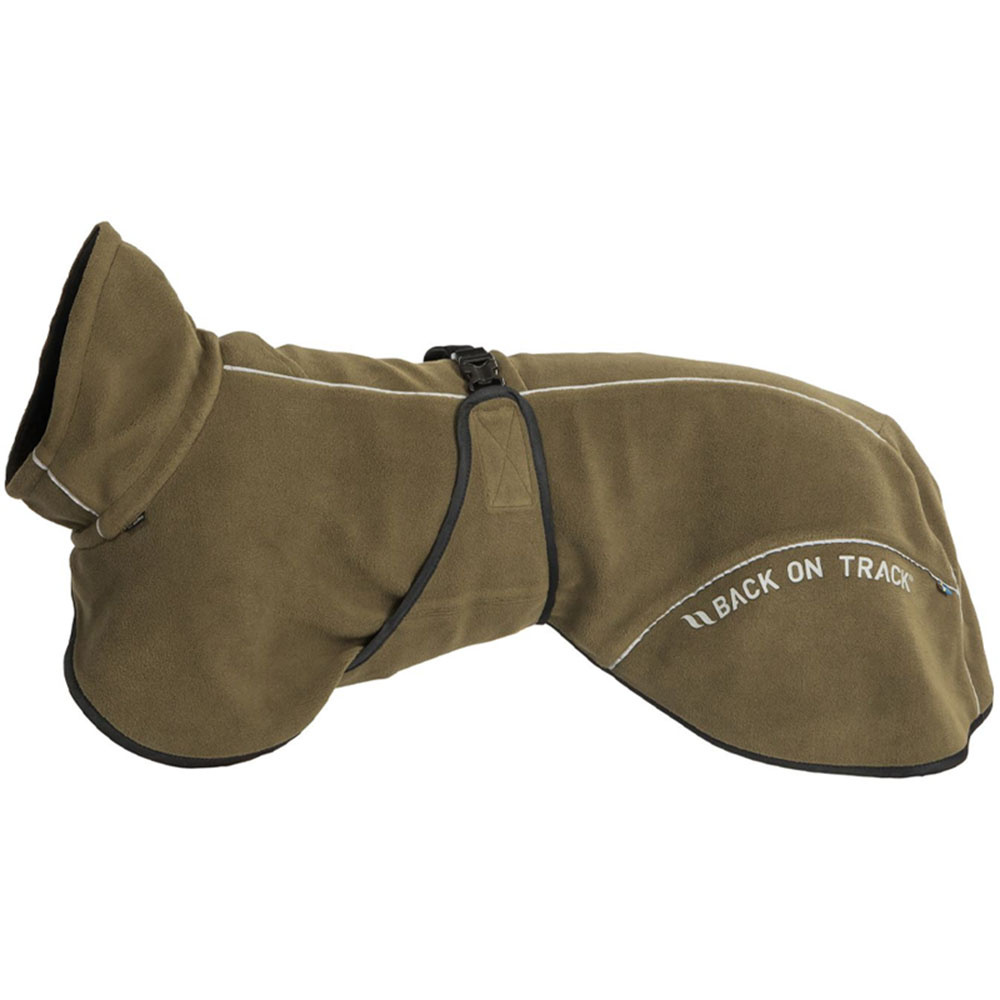 Dog Coat Fleece Bay Low Tail Olive Green