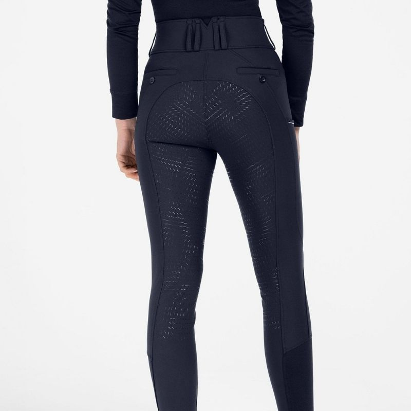 Riding Breeches Mathilda Glam Full Grip Navy Blue