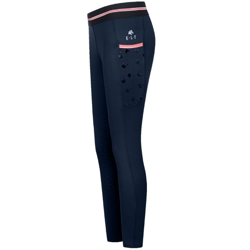 Riding Tights Kids/Junior Lucky Leni Full Grip Navy Blue