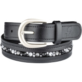 Leather Belt Jewel Black Leather Belt Jewel Black