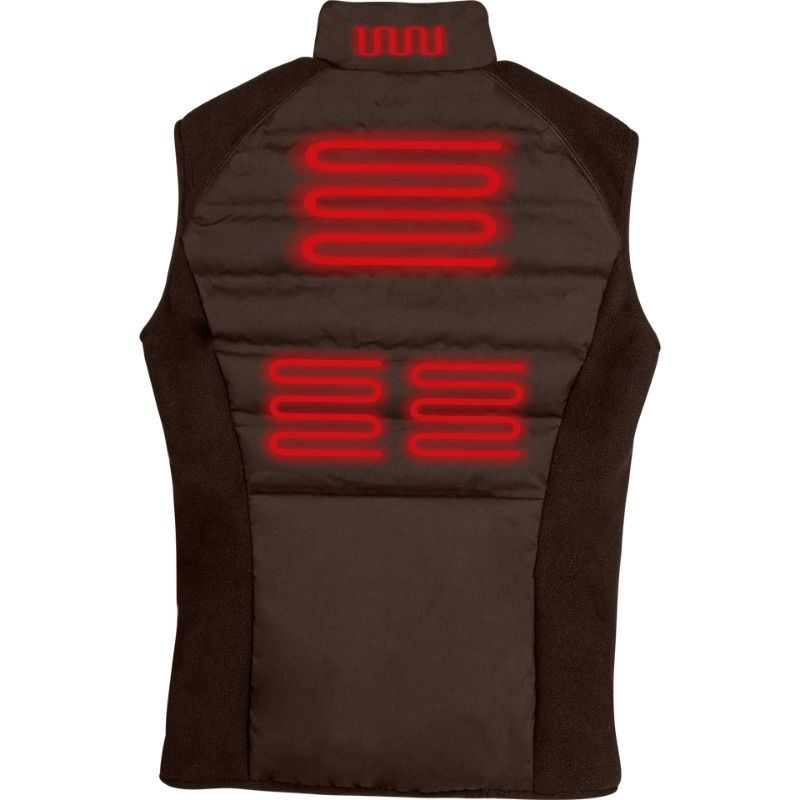 Heated Vest Comfort Heat Brown
