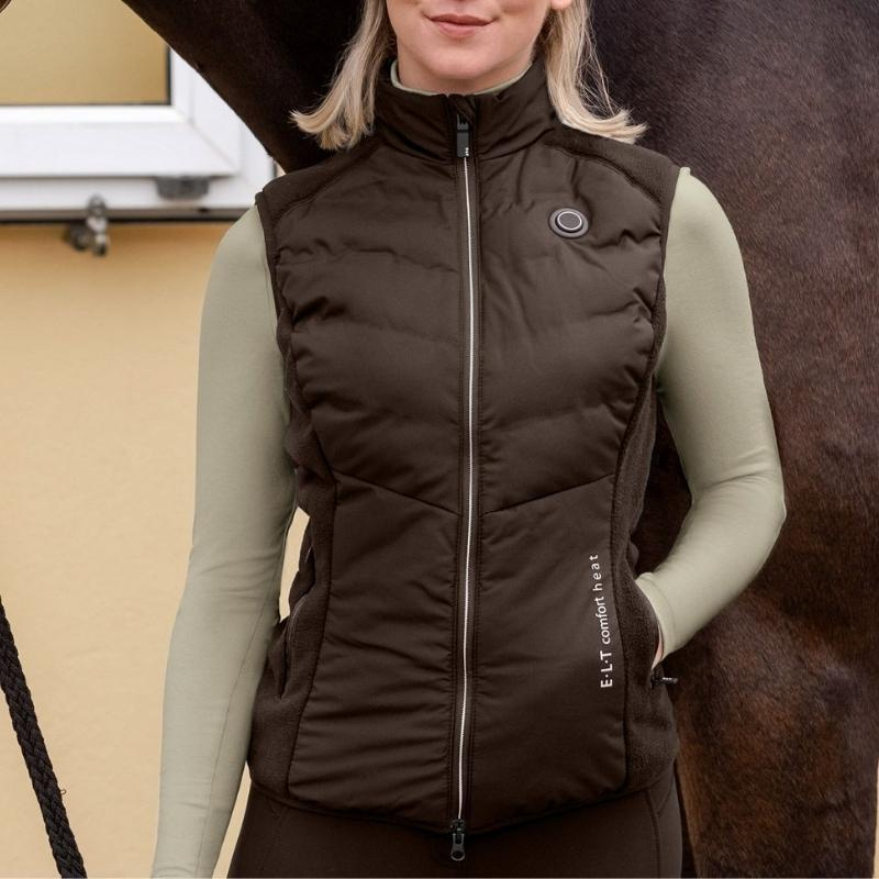 Heated Vest Comfort Heat Brown