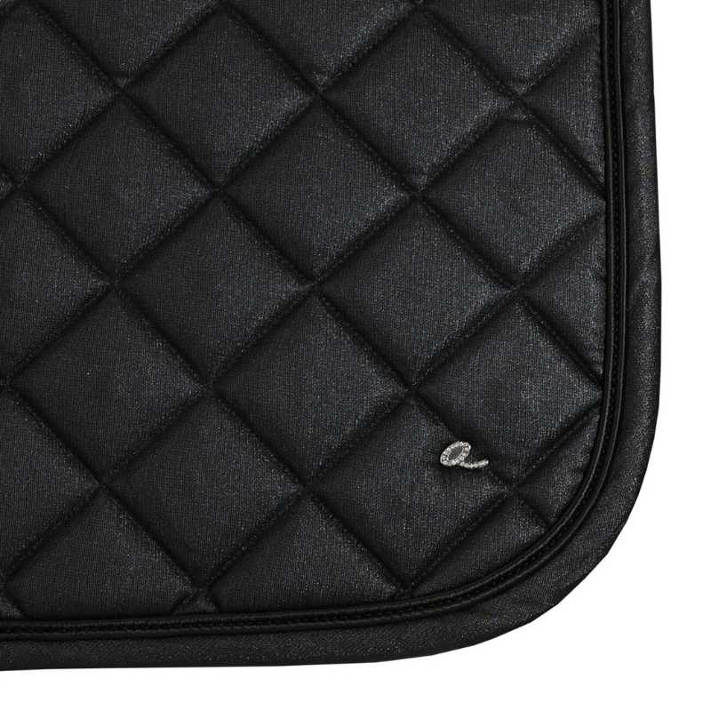 Dressage Saddle Pad Glitter Collection Black