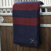 Wool Blanket Navy Blue/Burgundy Wool Blanket Navy Blue/Burgundy
