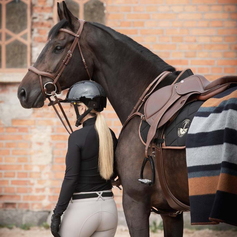 Wool Blanket Edinburgh Navy Blue